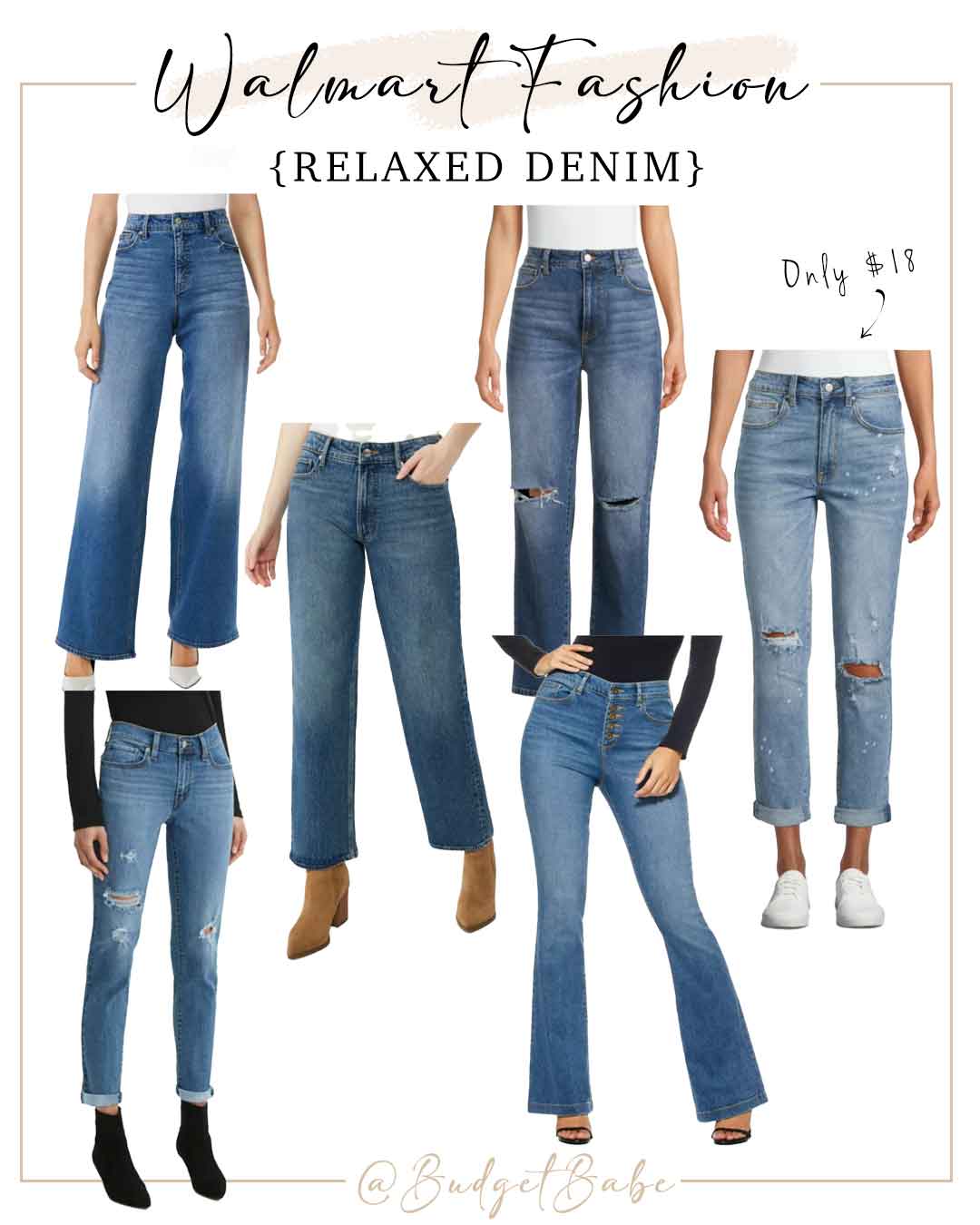 Walmart Fashion Fall Edit | Relaxed Denim from $18