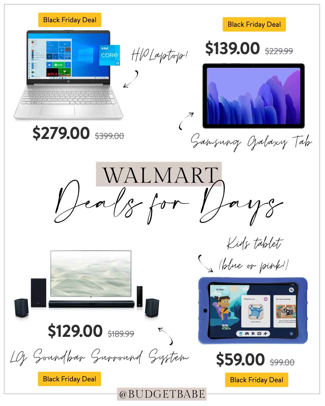 Walmart Deals for Days - early Black Friday deals starts today!