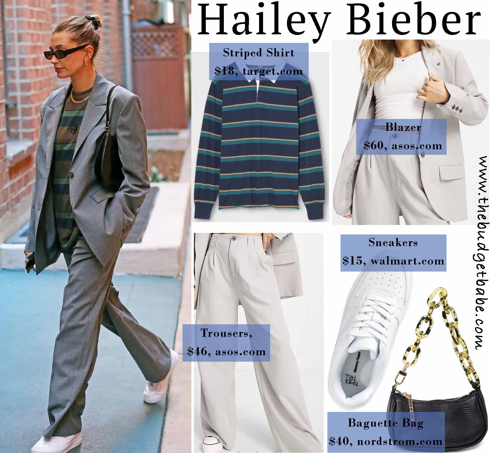 Hailey's suit style