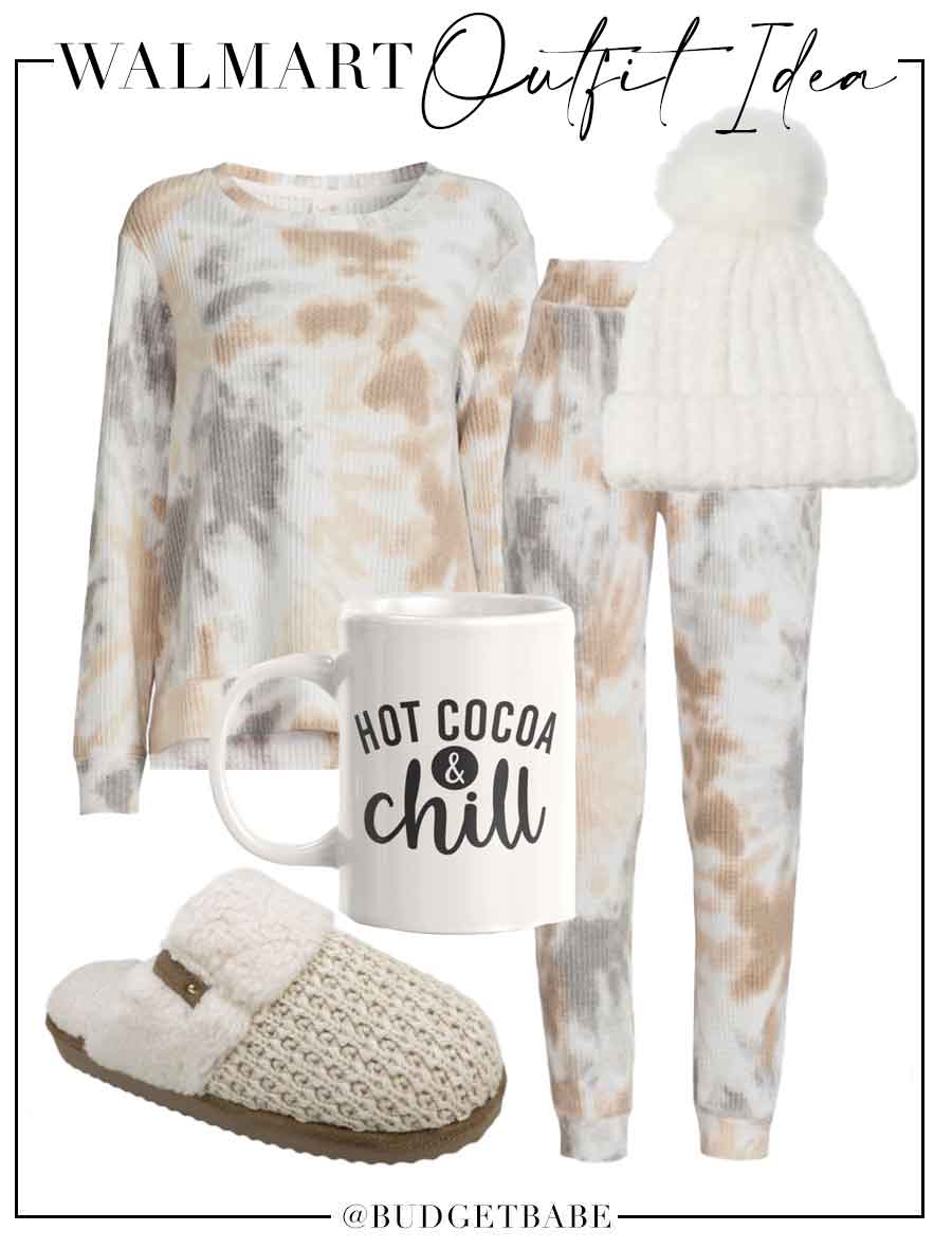 Cozy walmart pajamas, so cute and affordable!