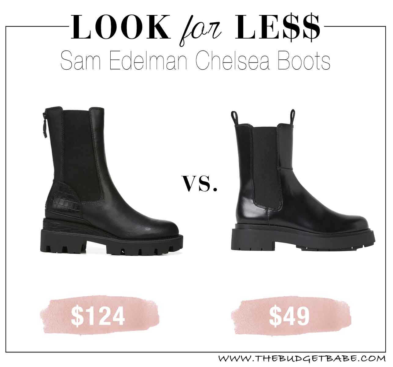 Sam Edelman Chelsea Boots look for less