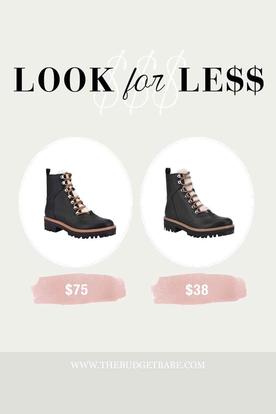 Look for Less: Hiker Boots