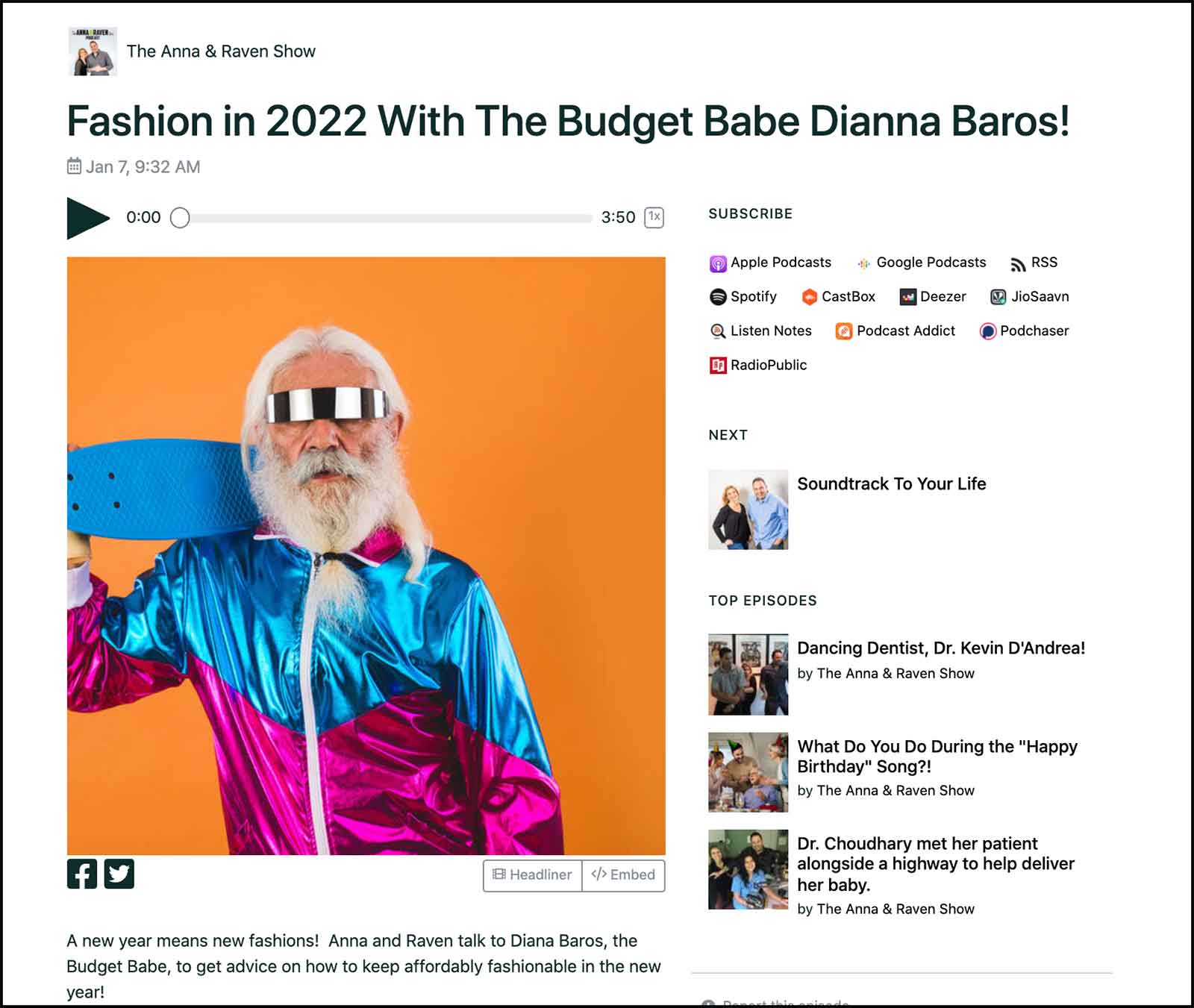 Listen to The Budget Babe talk 2022 fashion trends with Anna & Raven Radio
