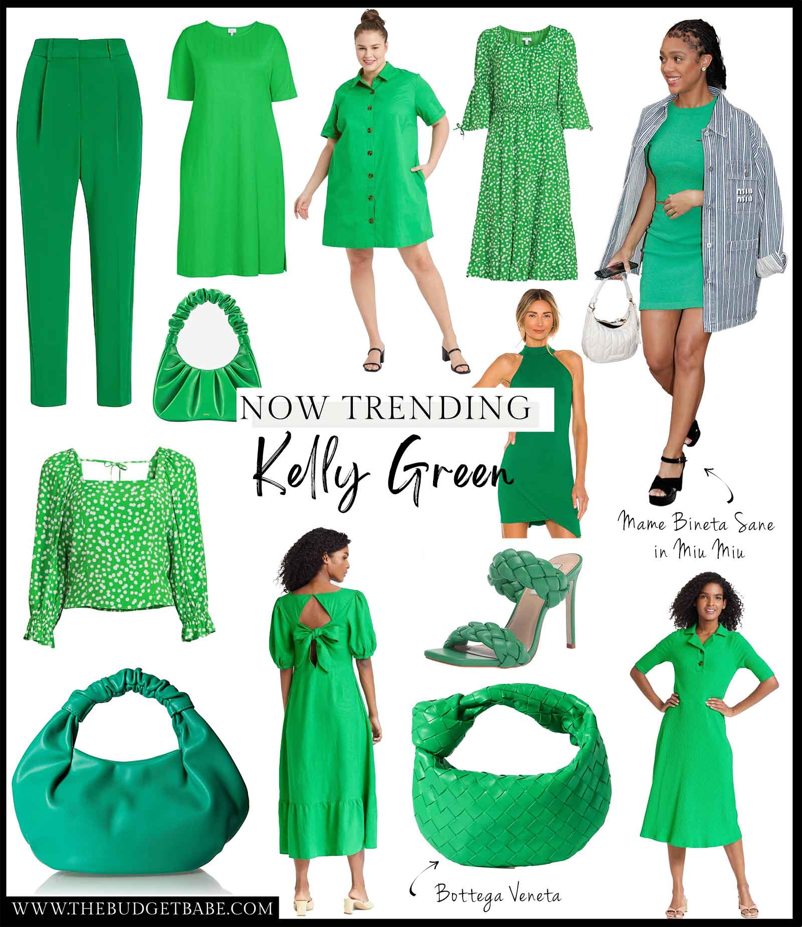 Kelly green is trending for spring fashion 2022