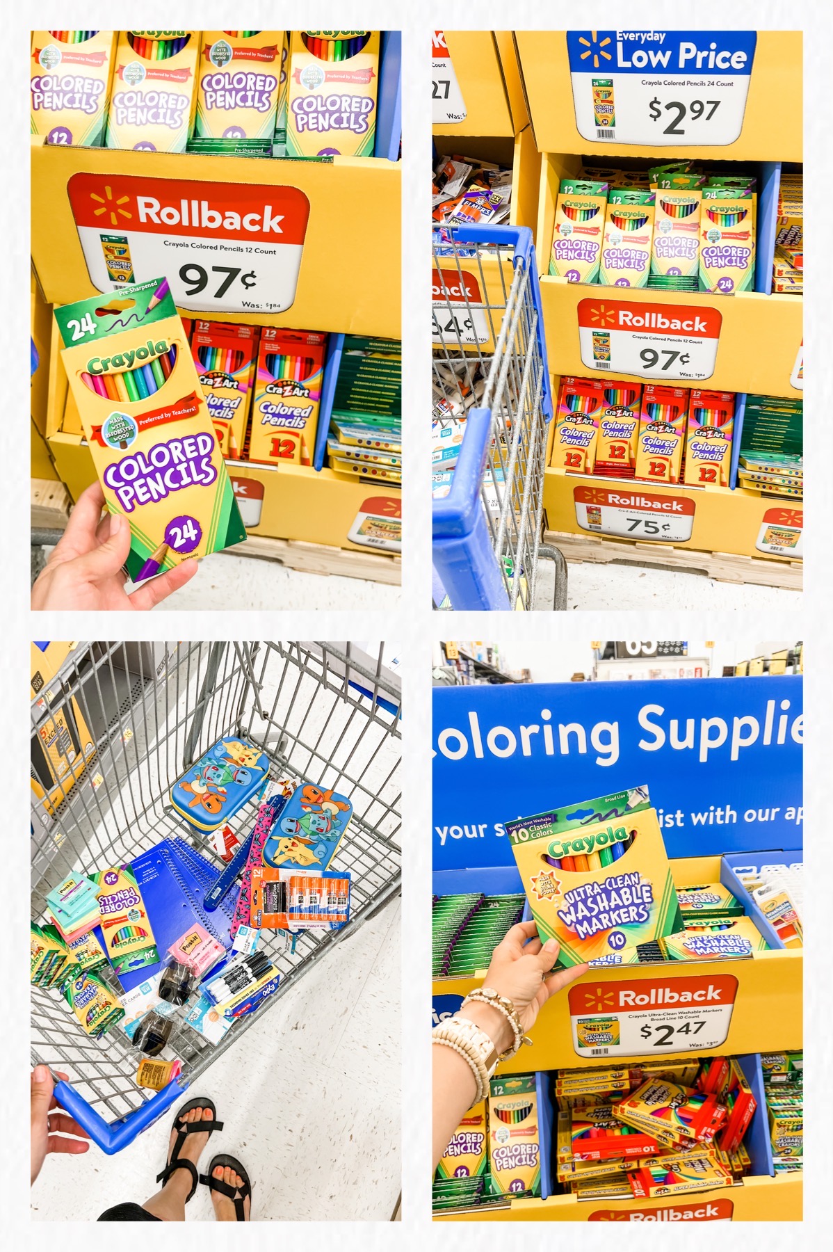 Walmart back to school supplies start at just $0.25!