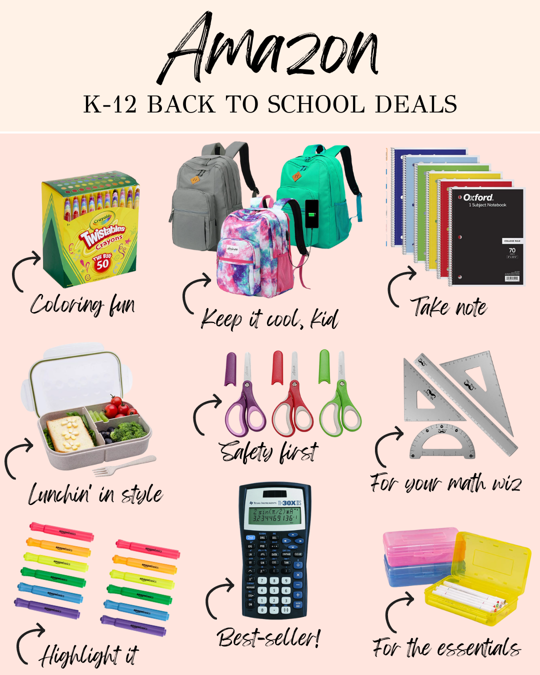 Best-Selling K-12 Back To School Supplies