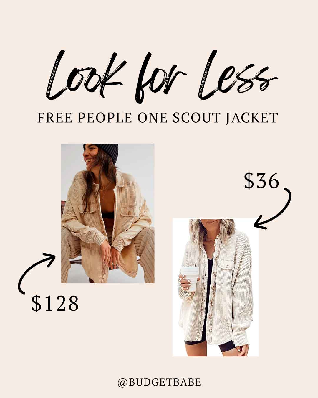 Free People One Scout Jacket Look-a-Like!