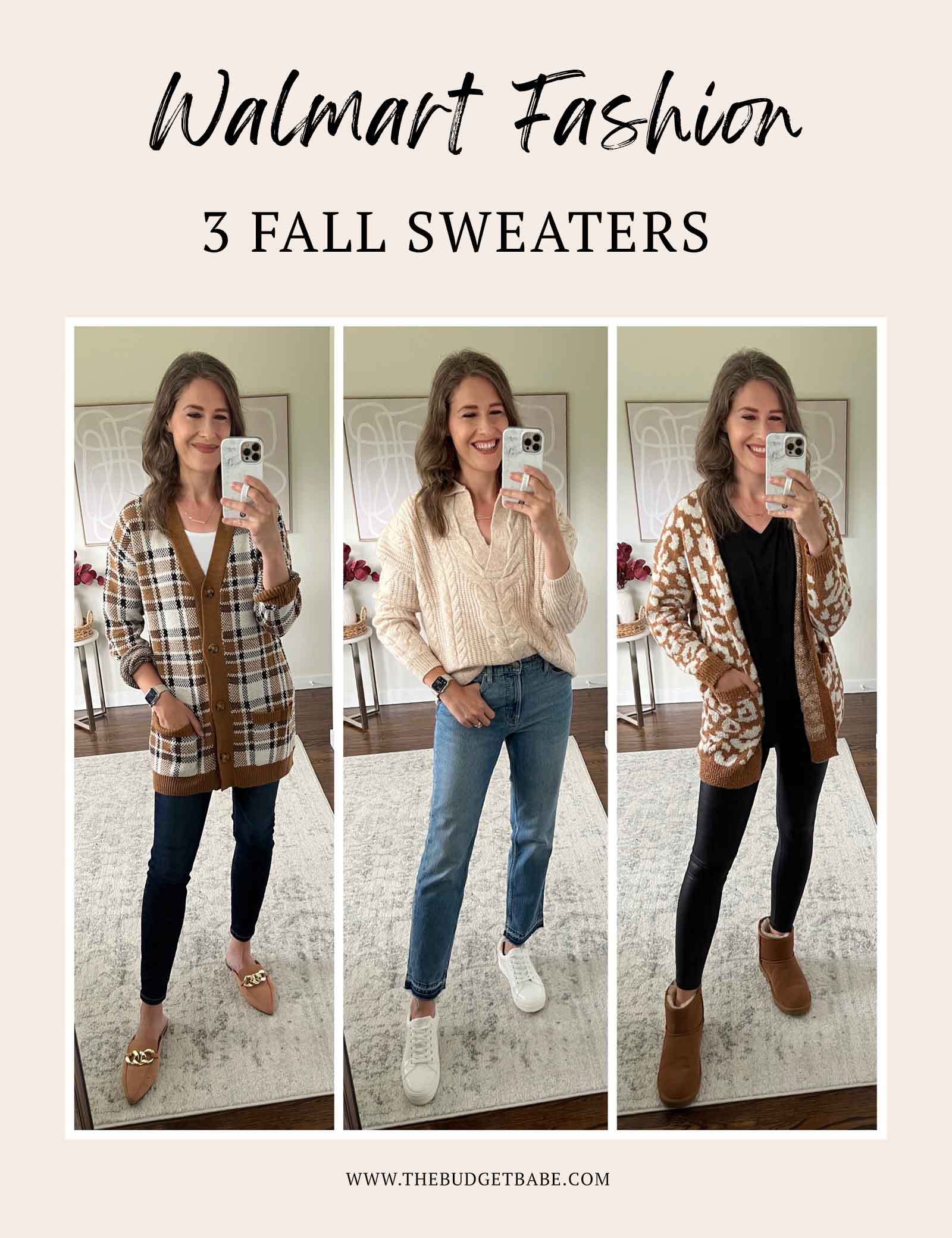 Walmart fall sweaters under $23