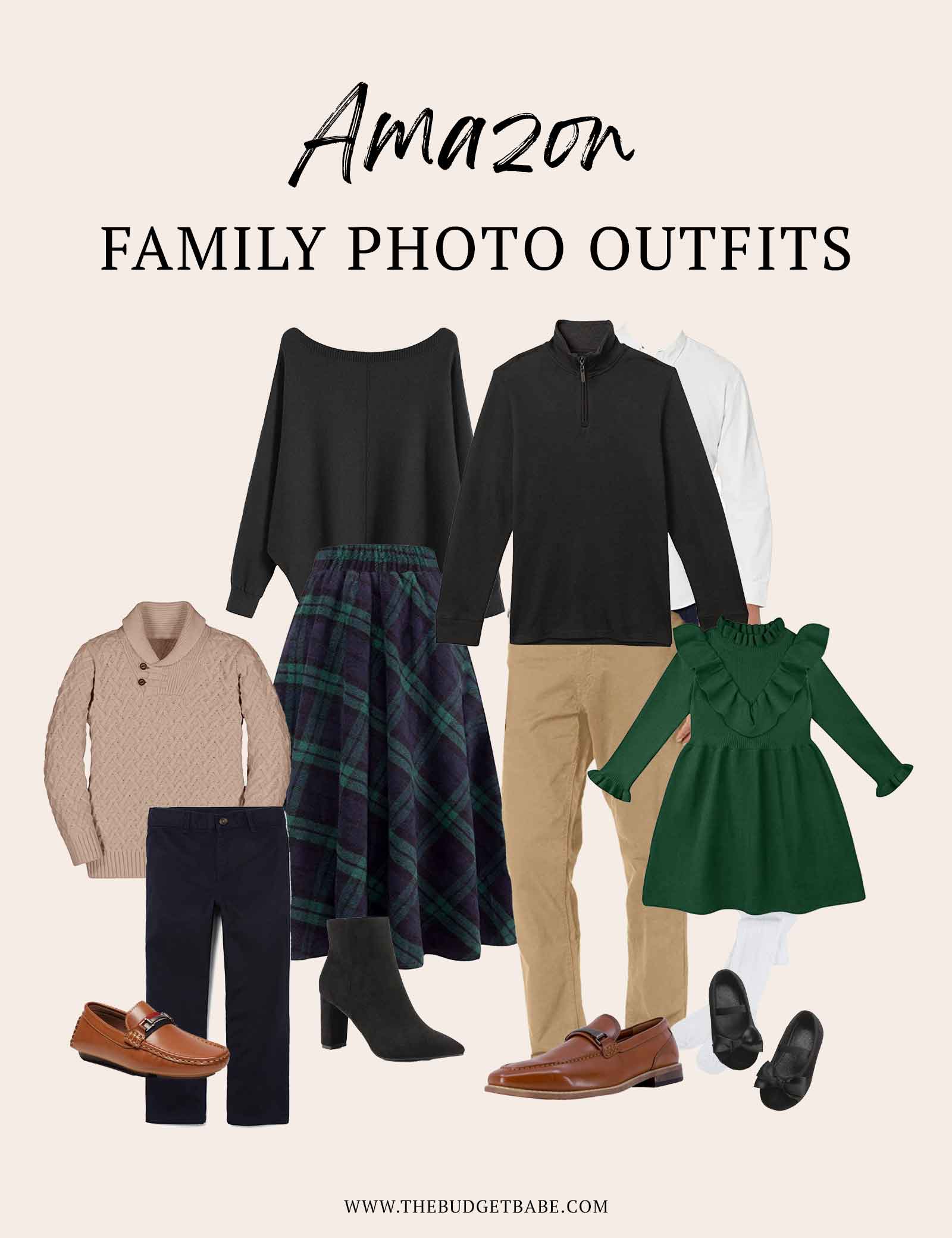 Family matching outfits from Amazon, TJMaxx, Walmart