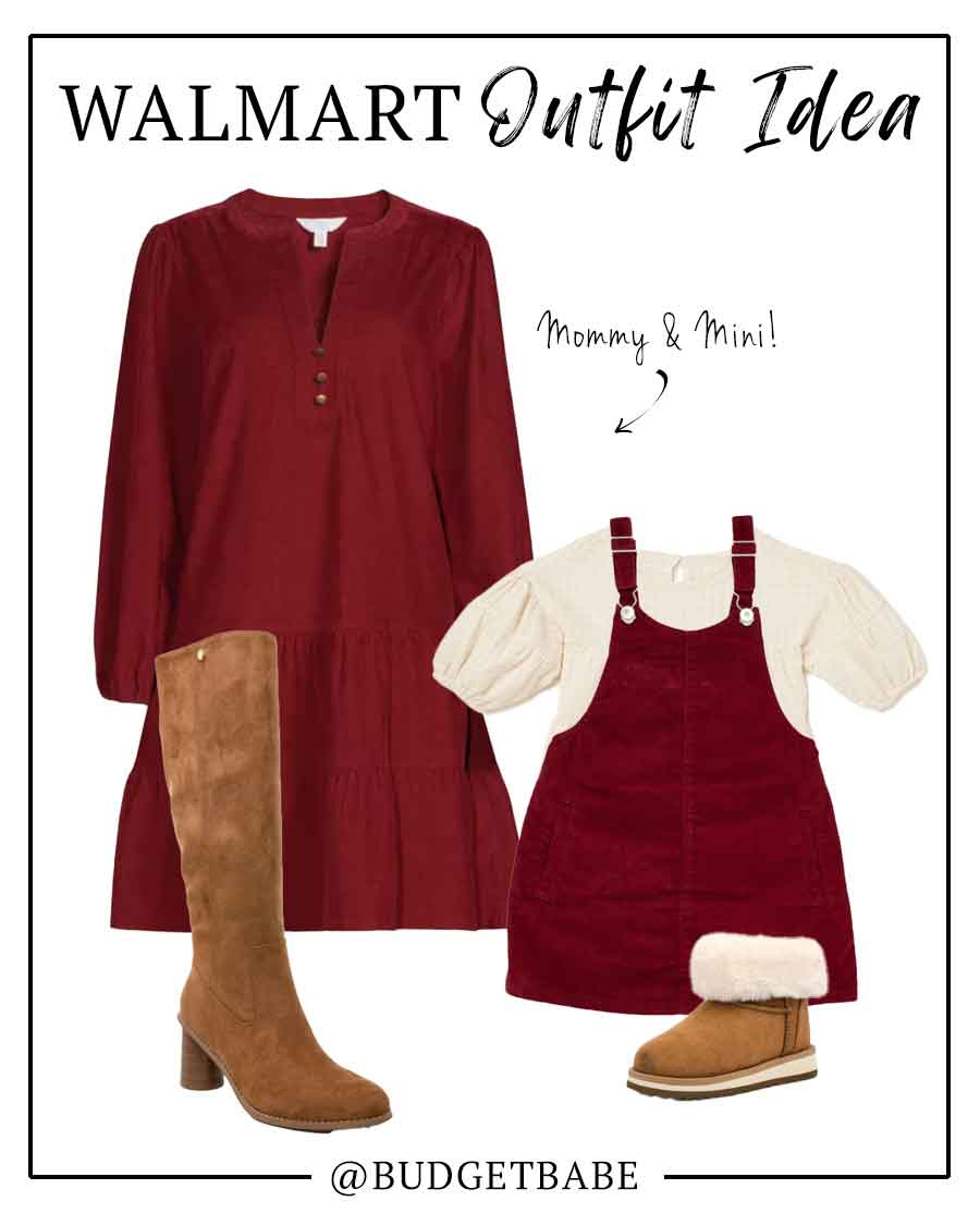 Walmart outfit idea on a budget for fall