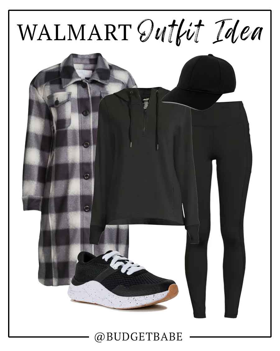 Walmart outfit idea for fall winter on a budget