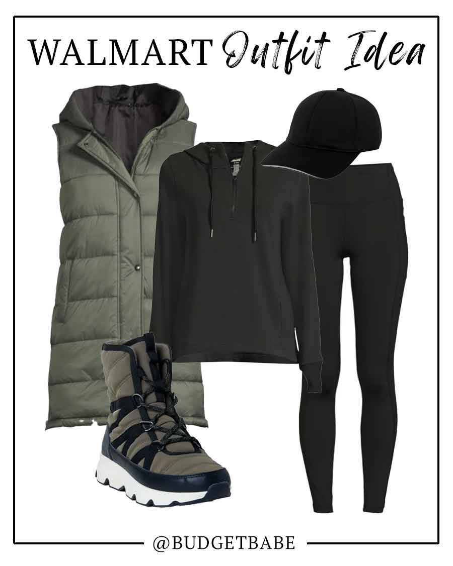 Walmart outfit idea for fall winter on a budget