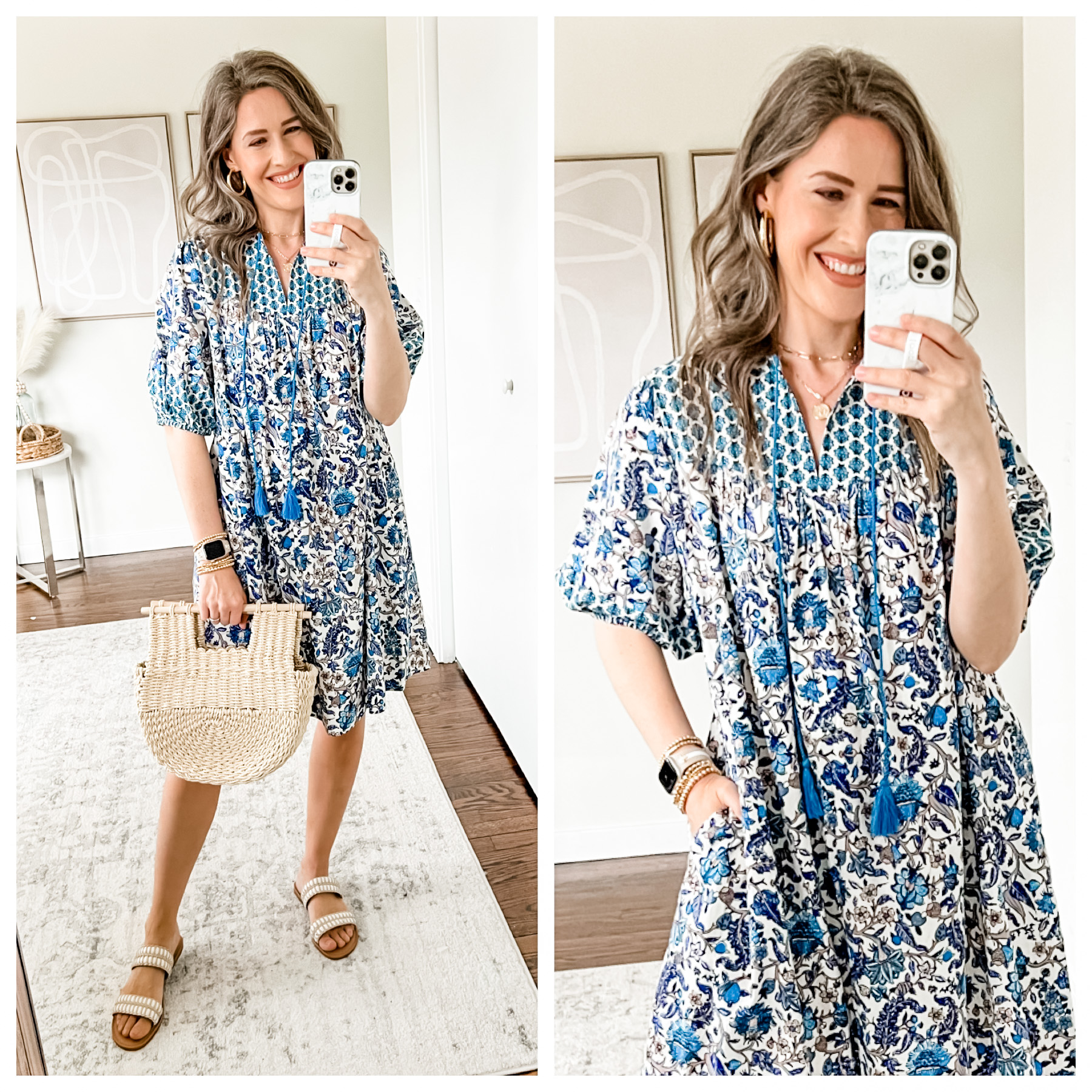 Target Tuesday Try-On, spring dresses and sandals on sale