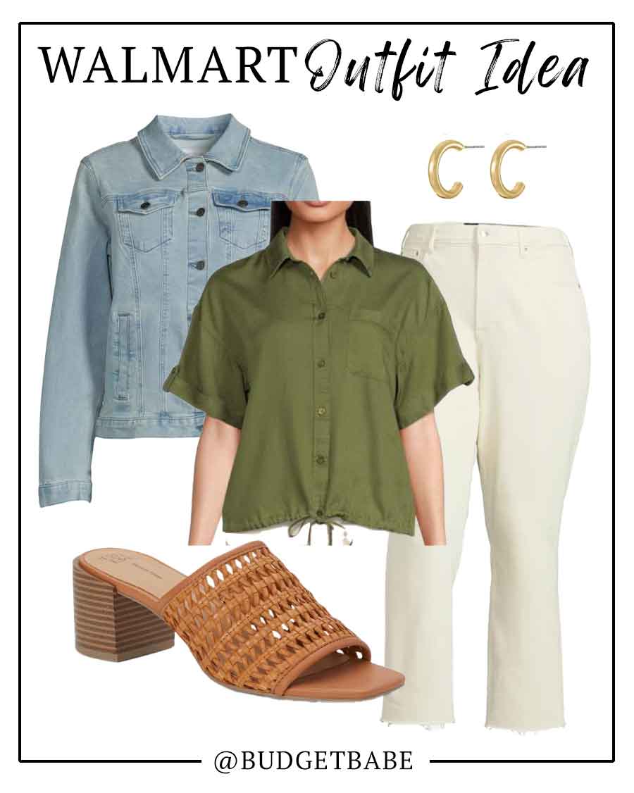 Walmart spring summer outfit ideas on a budget and on trend