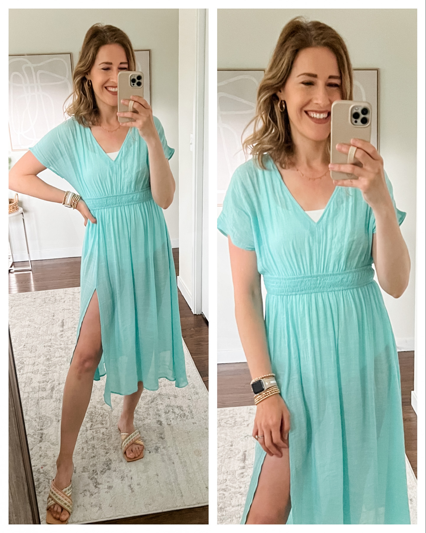 Cupshe try-on haul; modest affordable beach summer vacation pool dresses