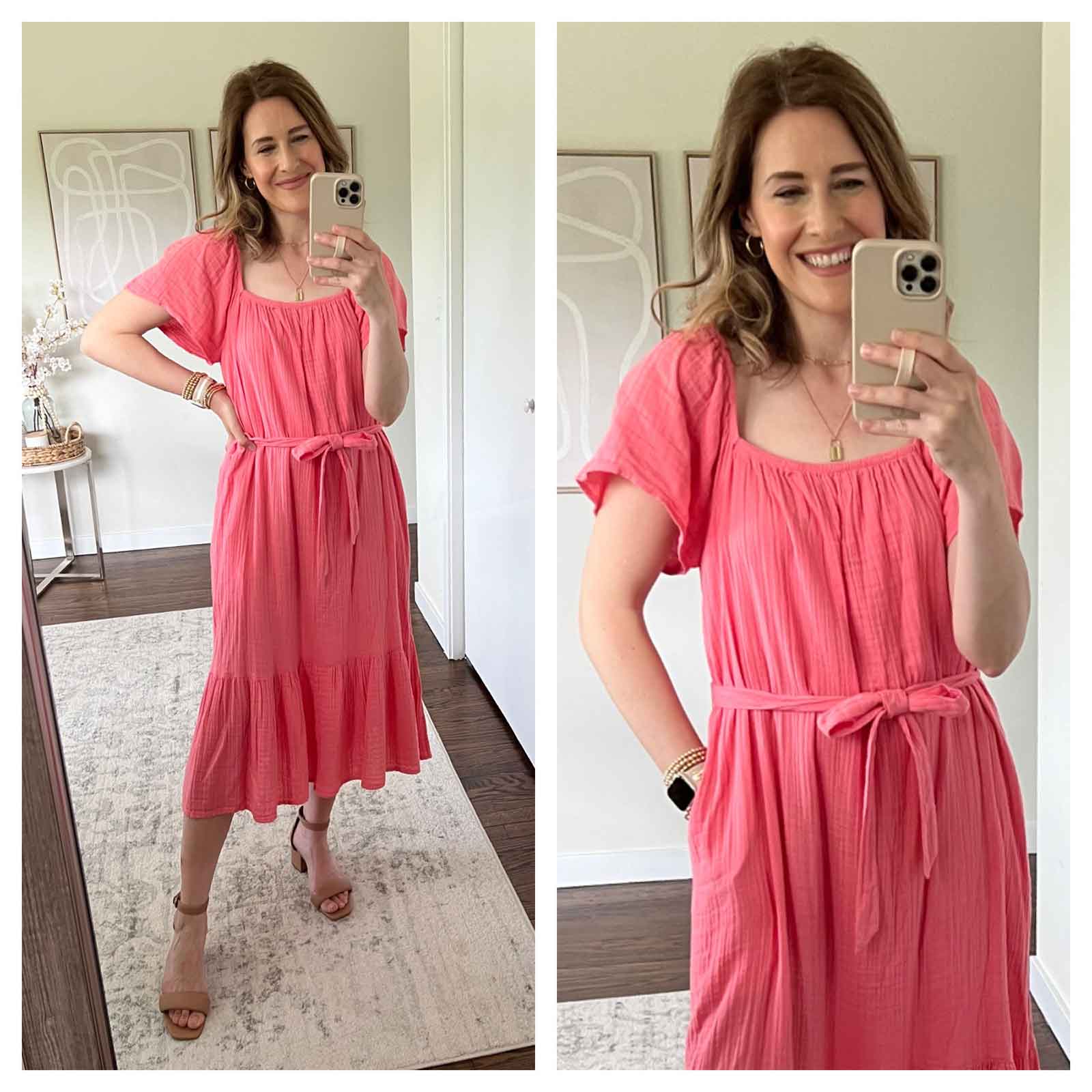 Walmart fashion finds in coral pink!
