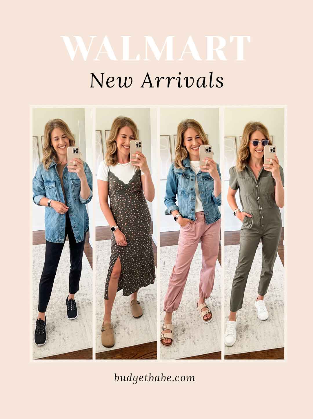 Walmart new quilted denim shacket, cargo pants and more