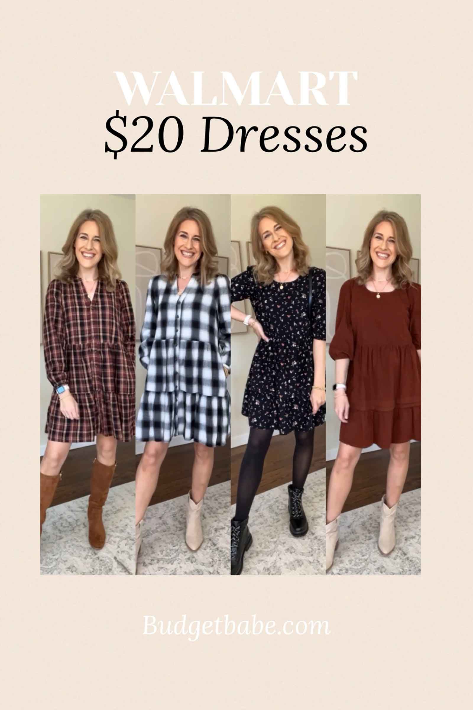 Fall dresses under $20 in soft cotton and corduroy