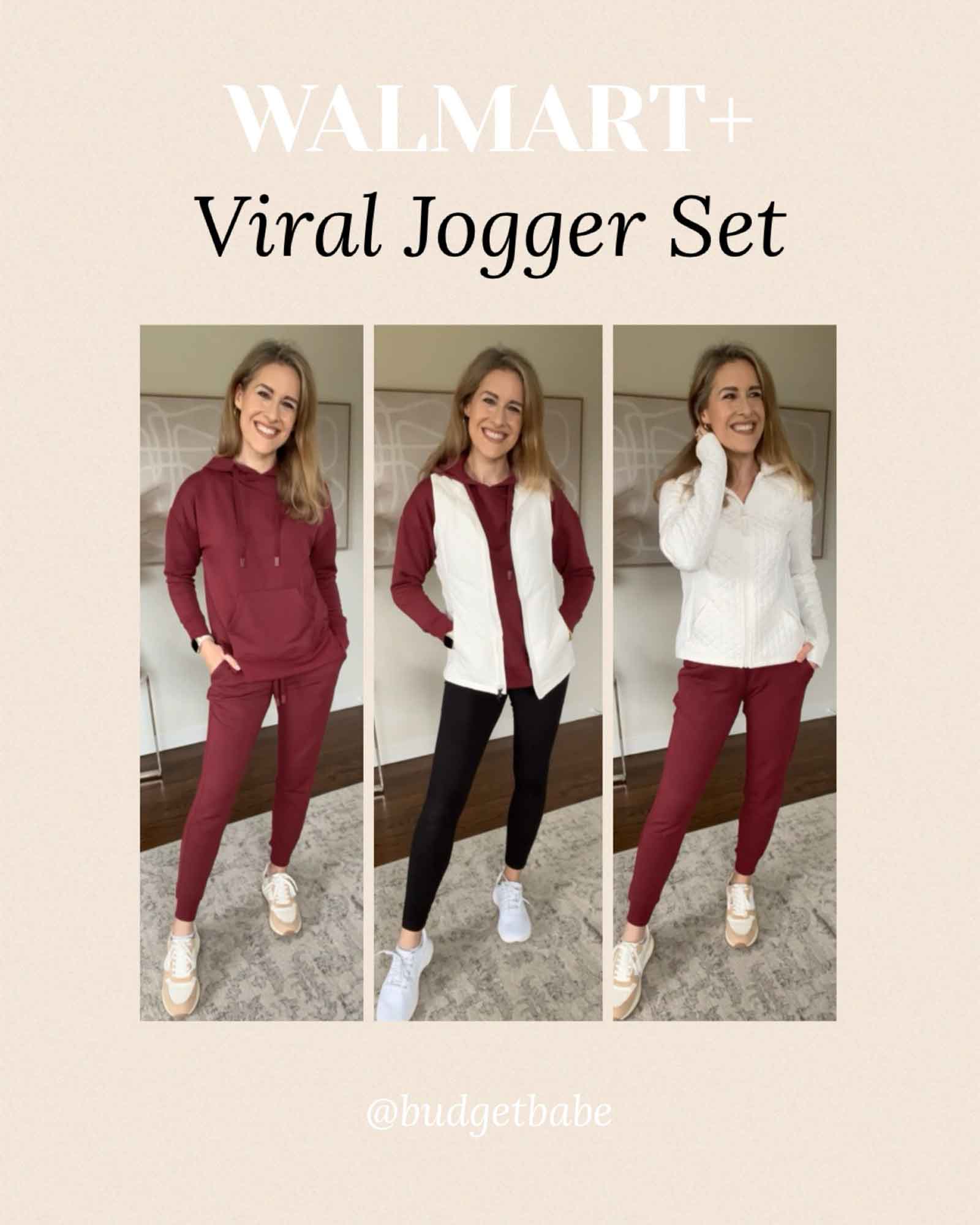 Walmart Plus review is it worth it, viral jogger set review